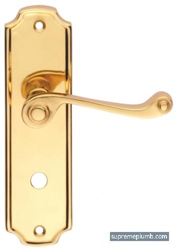 Florence Lever Bathroom Polished Brass